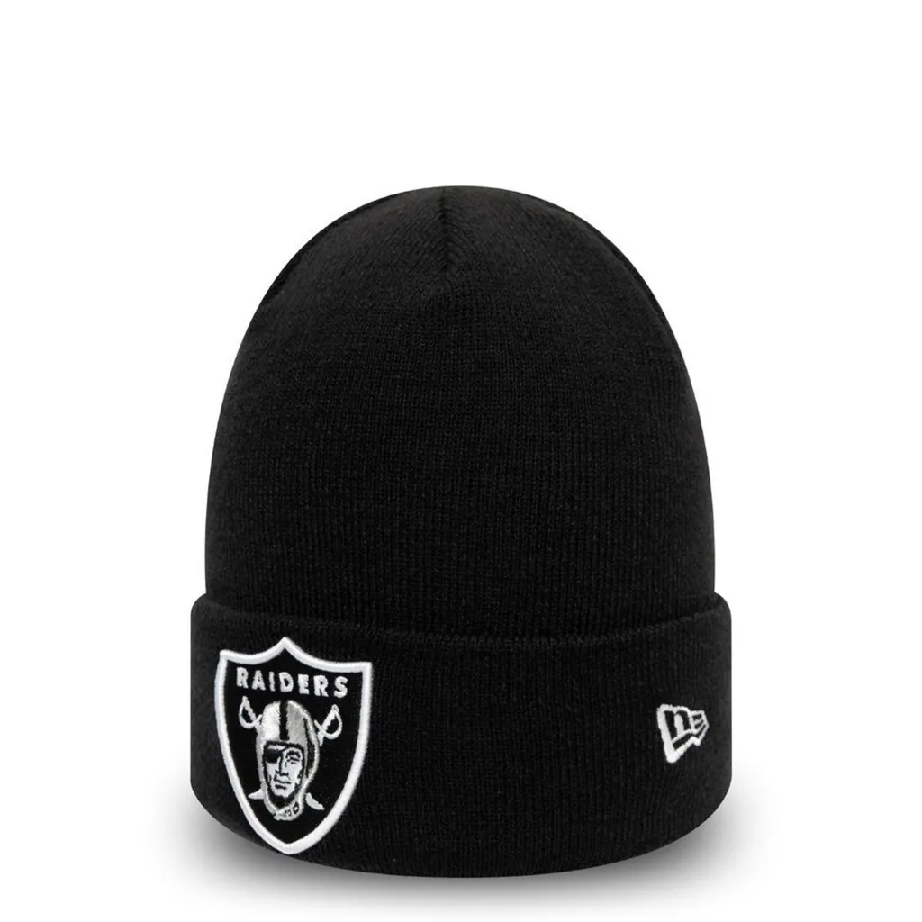Bonnet New Era Oakland Raiders : Fini le Froid avec ce Modèle NFL Noir