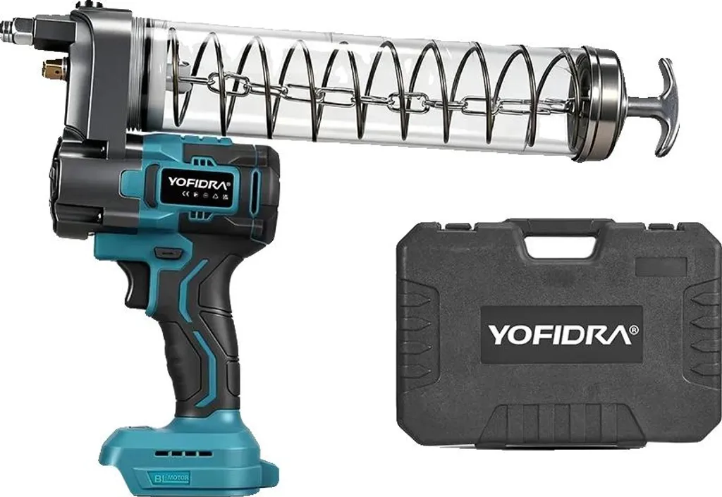 Pistolet à graisse électrique pour engins de chantier et tracteurs