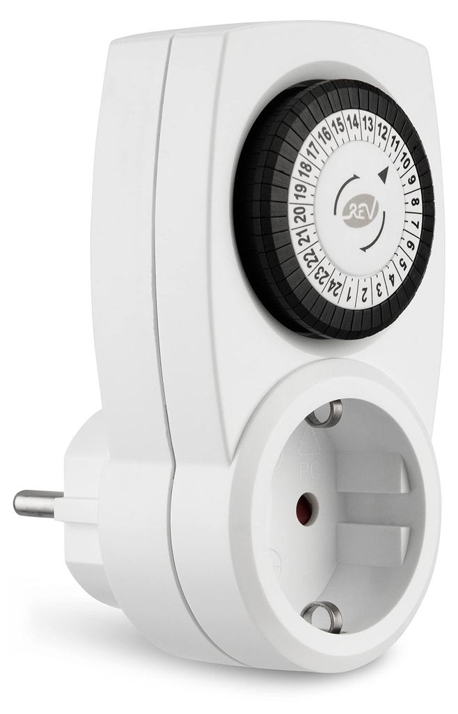 REV Zeitschaltuhr mechanisch weiß Produktbild 