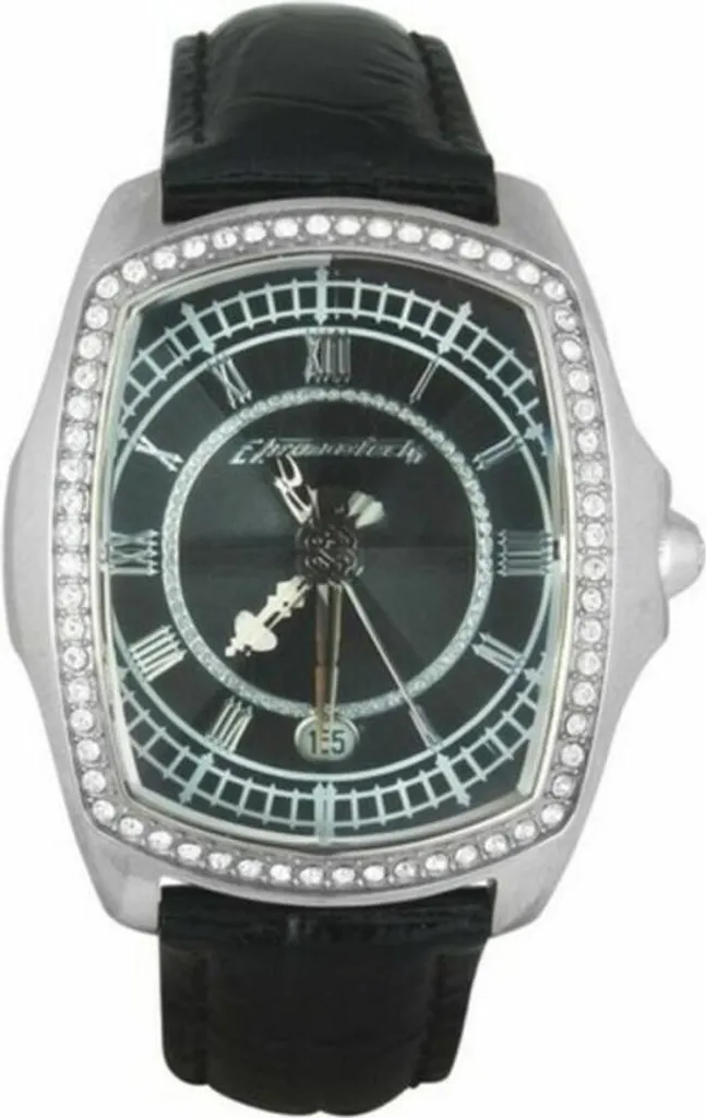 Chronotech Orologio da Donna Nero e Argento CT7896LS-92 Originale - 4
