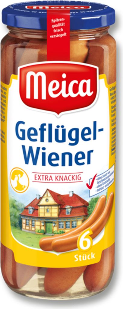 Meica Geflügel Würstchen i.Saitl Produktbild 