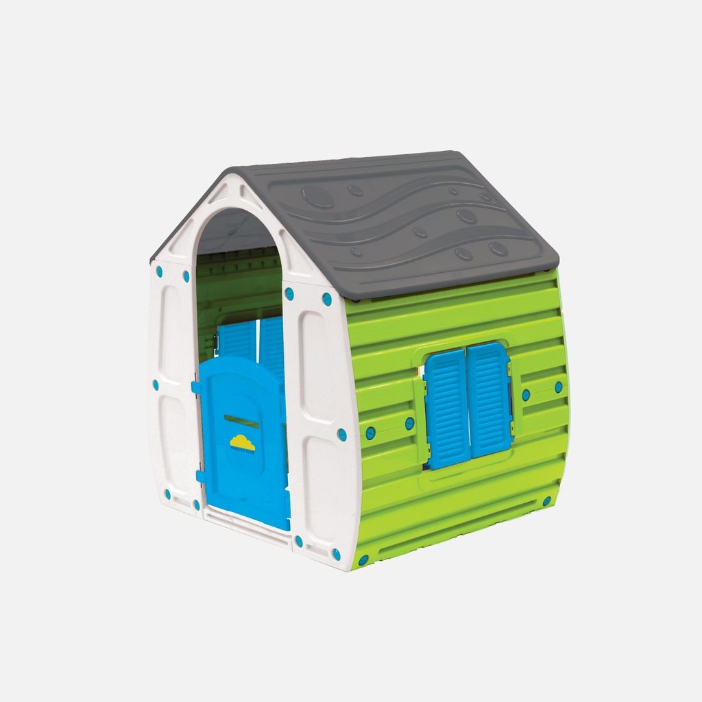 sweeek - Spielhaus aus Kunststoff für Kinder  - Mehrfarbig Produktbild 