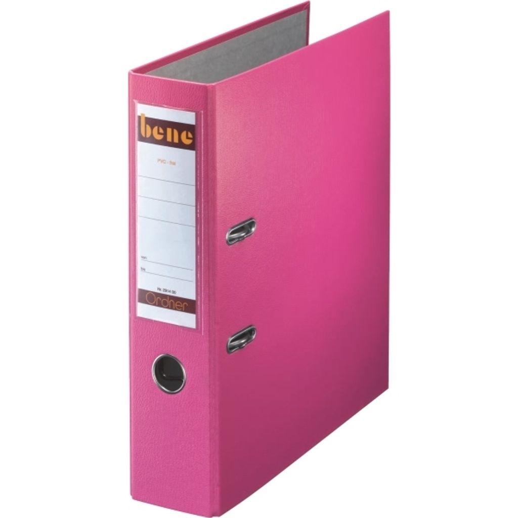 Bene Ordner 291400 RS DIN A4 80mm PP rosa