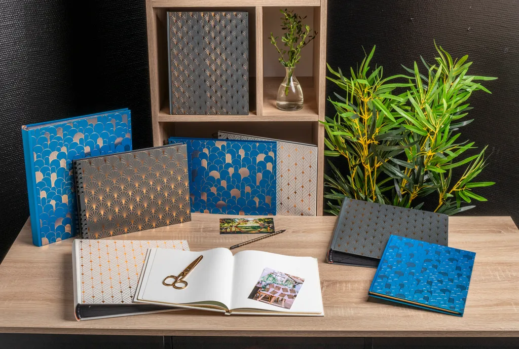 Exacompta 16095E Album fotografico Néo Déco Nero 29x32 cm 60 pagine nere - 7