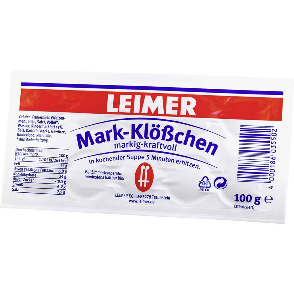 Leimer Mark Klößchen markig kraftvoll emballage pratique Image du produit 