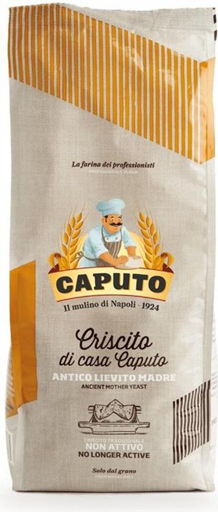 A bag of Caputo Criscito di Casa Caputo Ancient Mother Yeast.