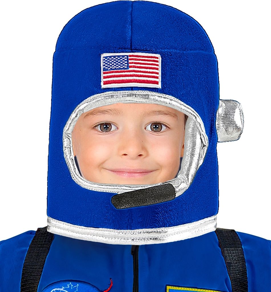 Blauer Astronautenhelm - Raumfahrer Helm -  Kindergröße - Produktbild 