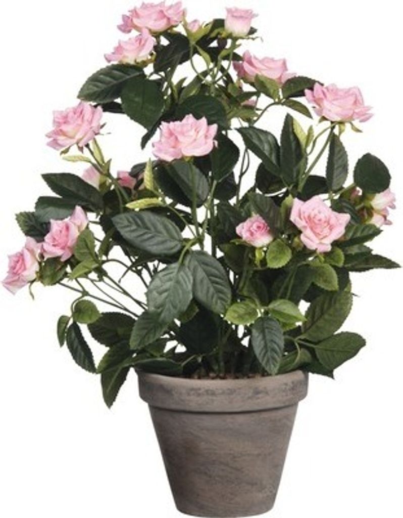 Fiore artificiale rosa Ø 25 H 33 cm rosa Immagine del prodotto 