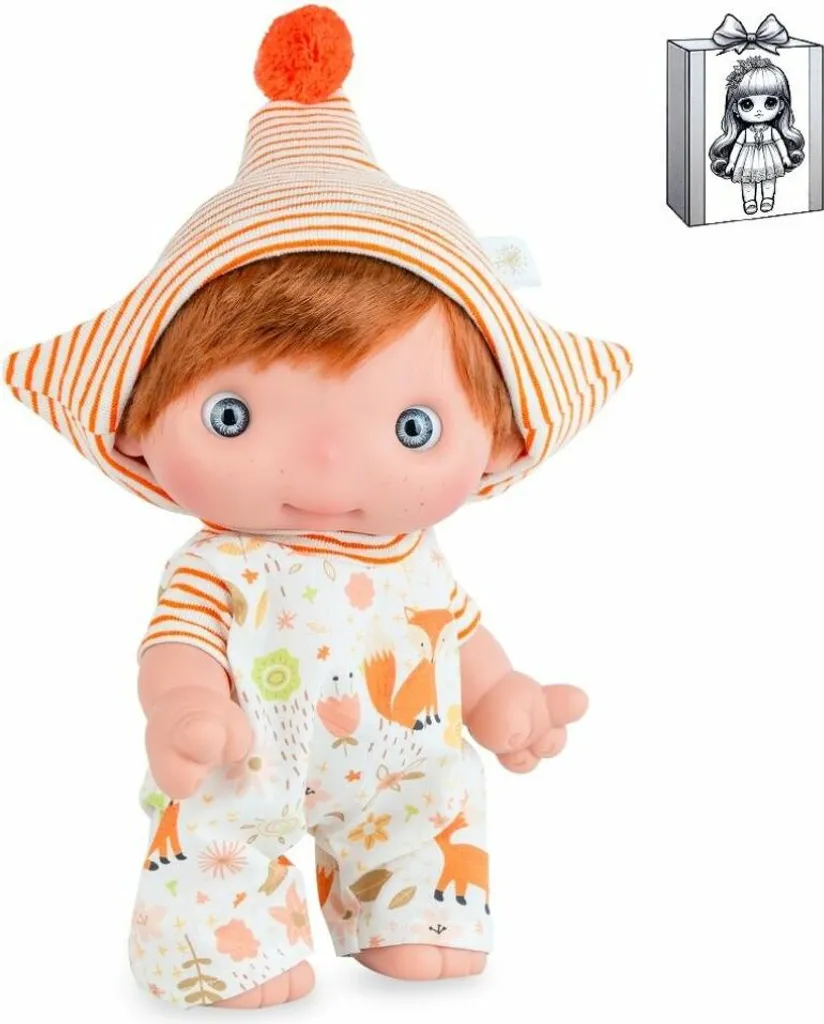 Marina & Pau Piu Doll 25cm - Poupée Originale en Vinyle de Qualité
