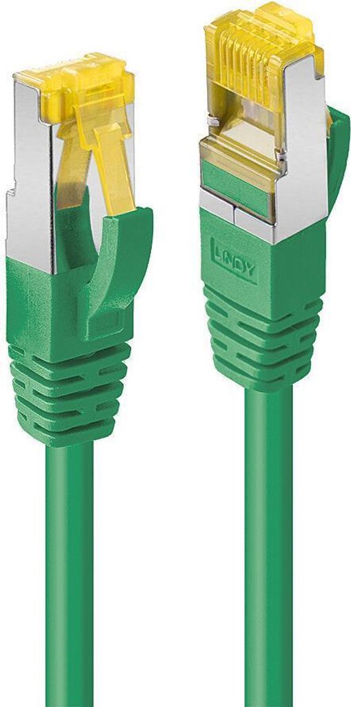 LINDY Patchkabel Cat6A RJ45 S/FTP Cat7 LSZH Kabel grün 10m