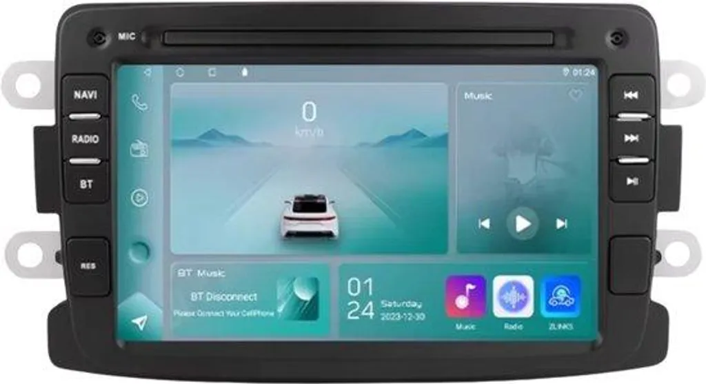 Station Multimédia GPS Renault Dacia Logan Captur - Écran Tactile 7 p