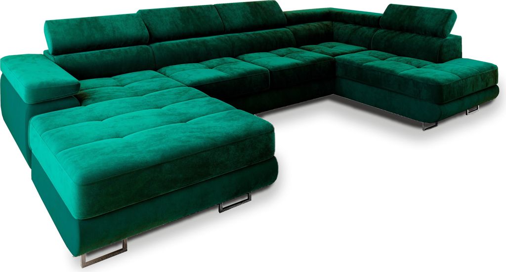 Masseno Ecksofa CASONE R-S mit Schlaffunktion U-Form, Sofa Produktbild 