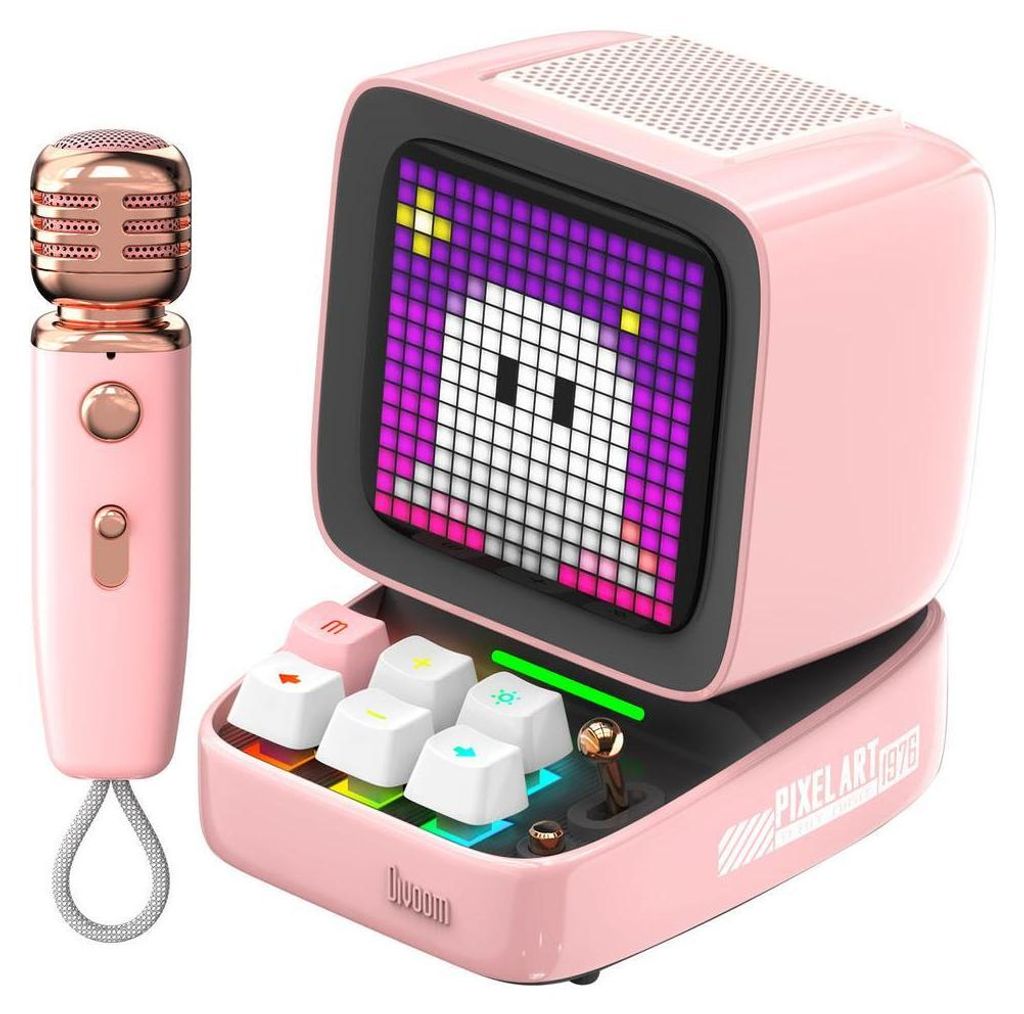 Divoom 6958444603858 Divoom Lautsprecher DitooMic - pink Image du produit 