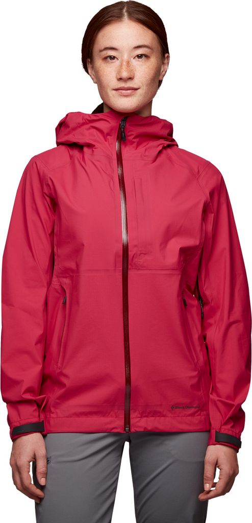 W Highline Stretch Shell, Extra Small, 6034 Pomegranate, Damen - Black Diamond