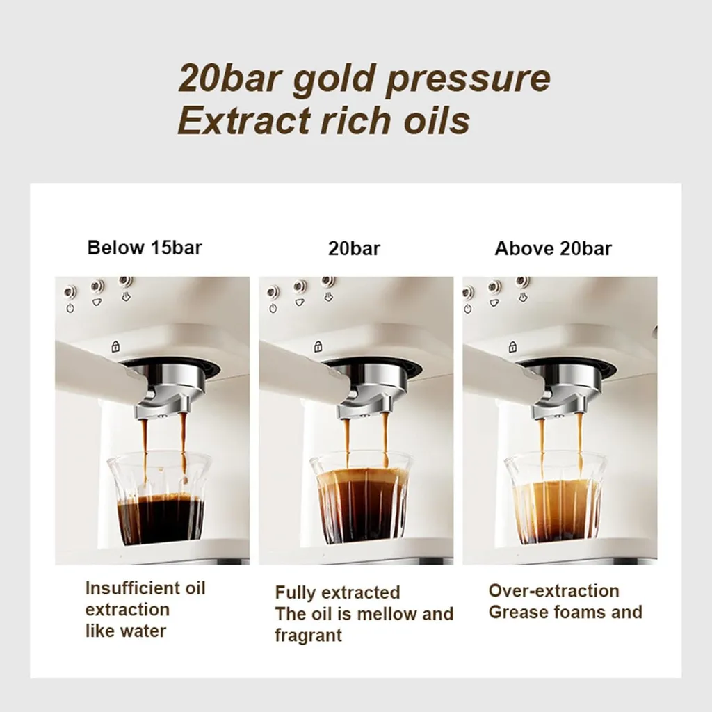 Machine espresso compacte 20 bars : café et cappuccino maison parfaits - 7