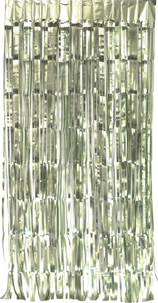 Lametta Vorhang 50x100cm, Farbauswahl:mintgrün / mint / Produktbild 