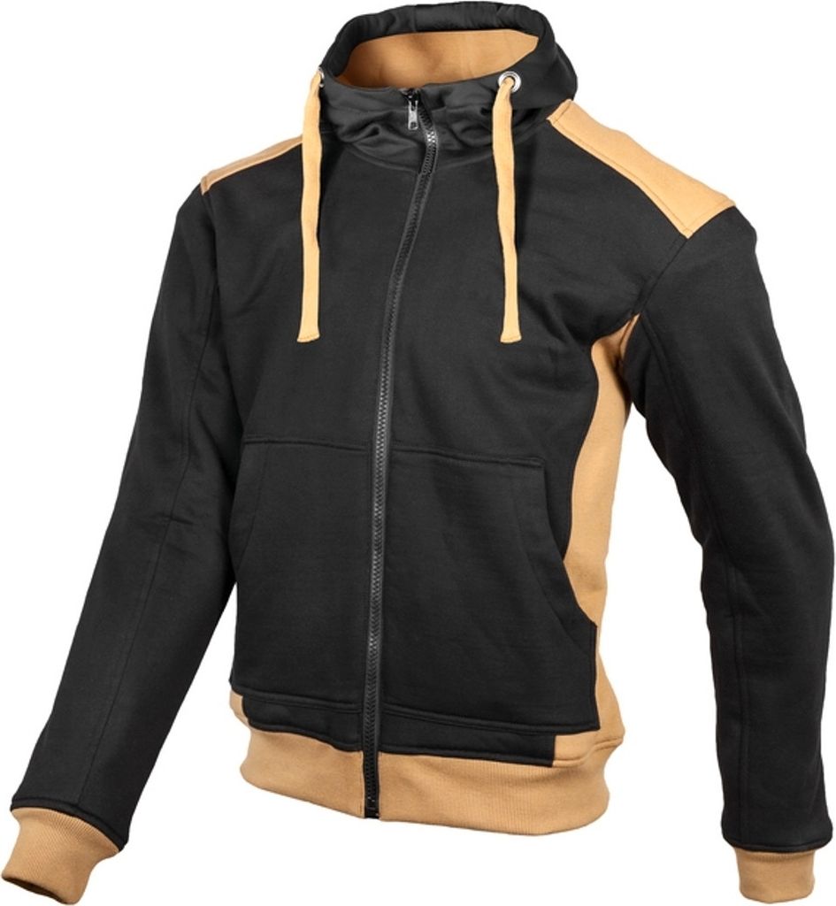 gms Hoodie GRIZZLY schwarz-beige Größe: 6XL