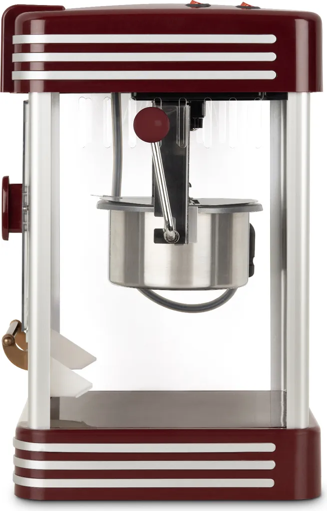 Machine à pop-corn sans huile Hkoenig Maroon cuisson rapide 1200W