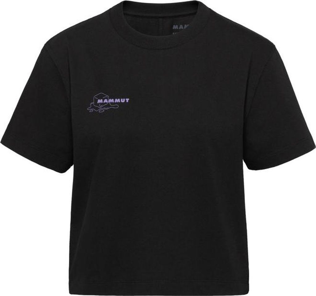Mammut Base Cropped T?Shirt Women Glacier, Farbe:black, Größe:XS