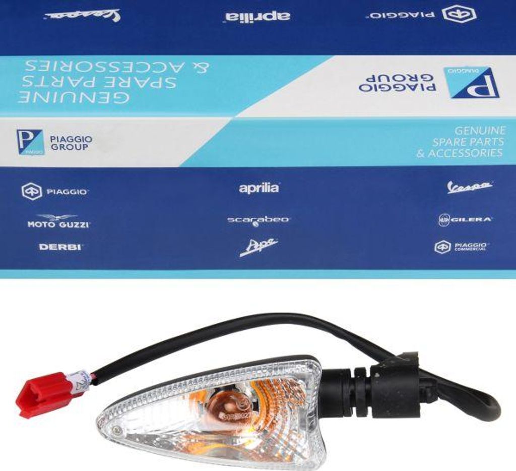 Blinker klar hinten links für Aprilia SR 125 150 Storm HE MT / SR 50 Motorrad SXR / Piaggio TPH 50