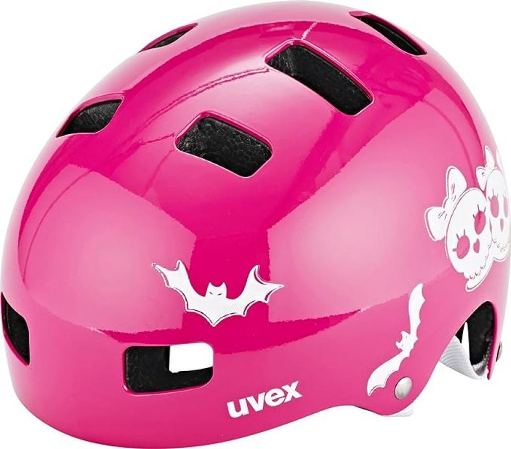 Uvex Kid 3 Kinder-Fahrradhelm, Scary Pink, 55-58 cm, Hartschale, IAS-Größenverstellsystem, Monomatic-Verschluss, 10 Belüftungsöffnungen, EN 1078