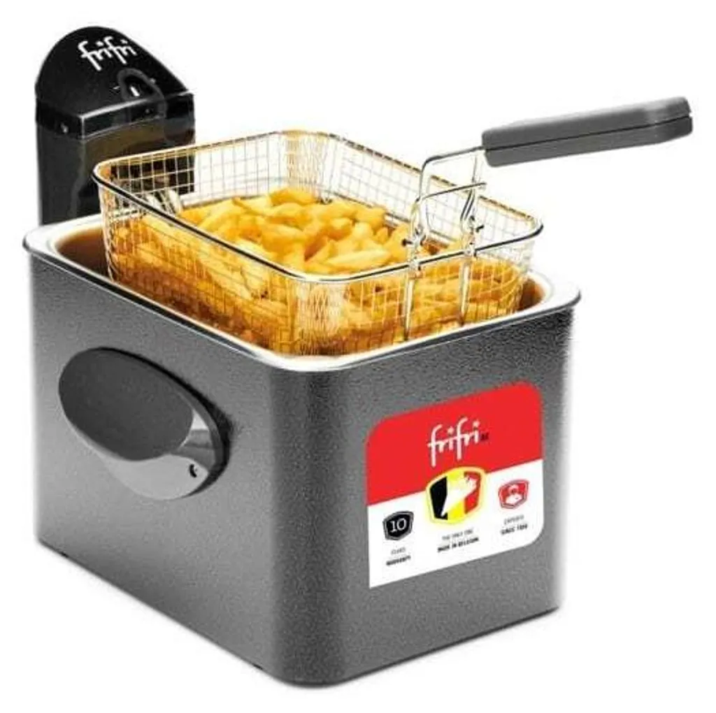 Fritteuse 3200W Frifri F1948As 4.5L chauffe rapide et design métallique