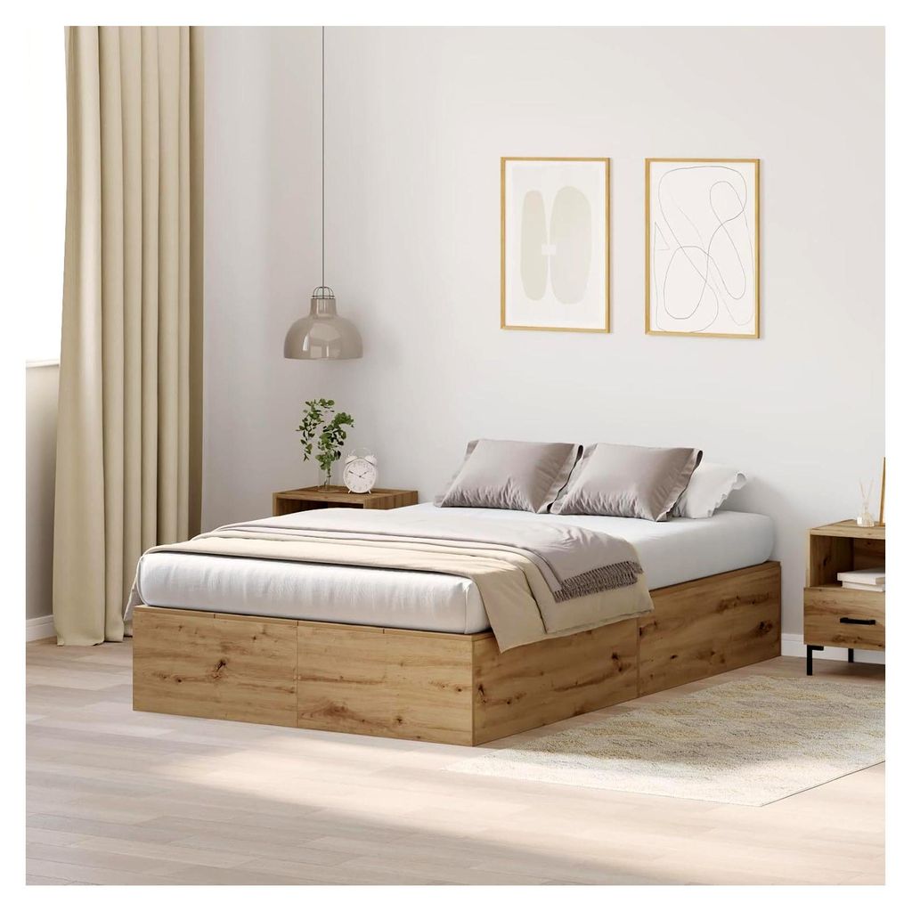 Bettgestell Artisan Eiche 120x200 cm