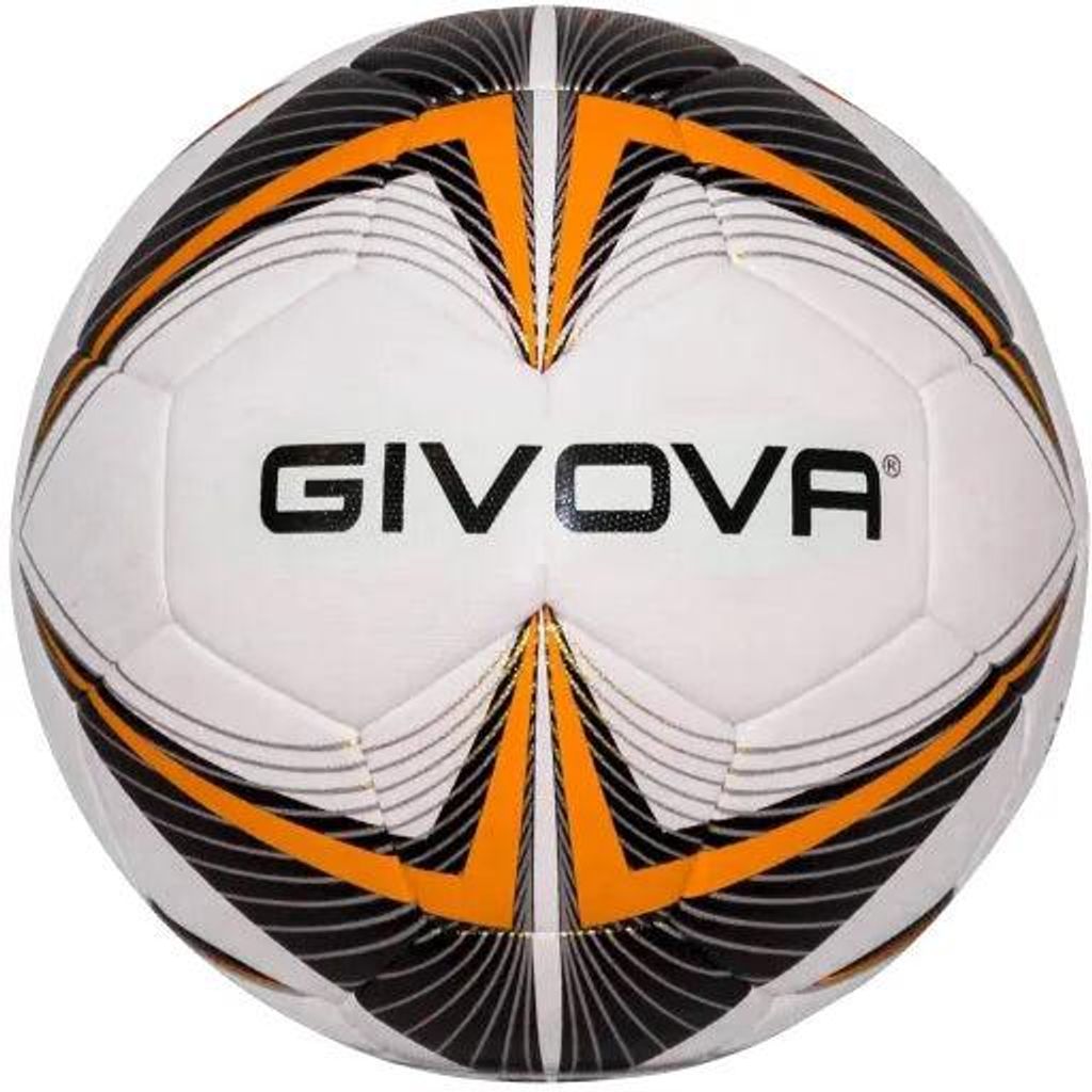 Fußball Givova Ball Match King Schwarz-Orange Schwarz