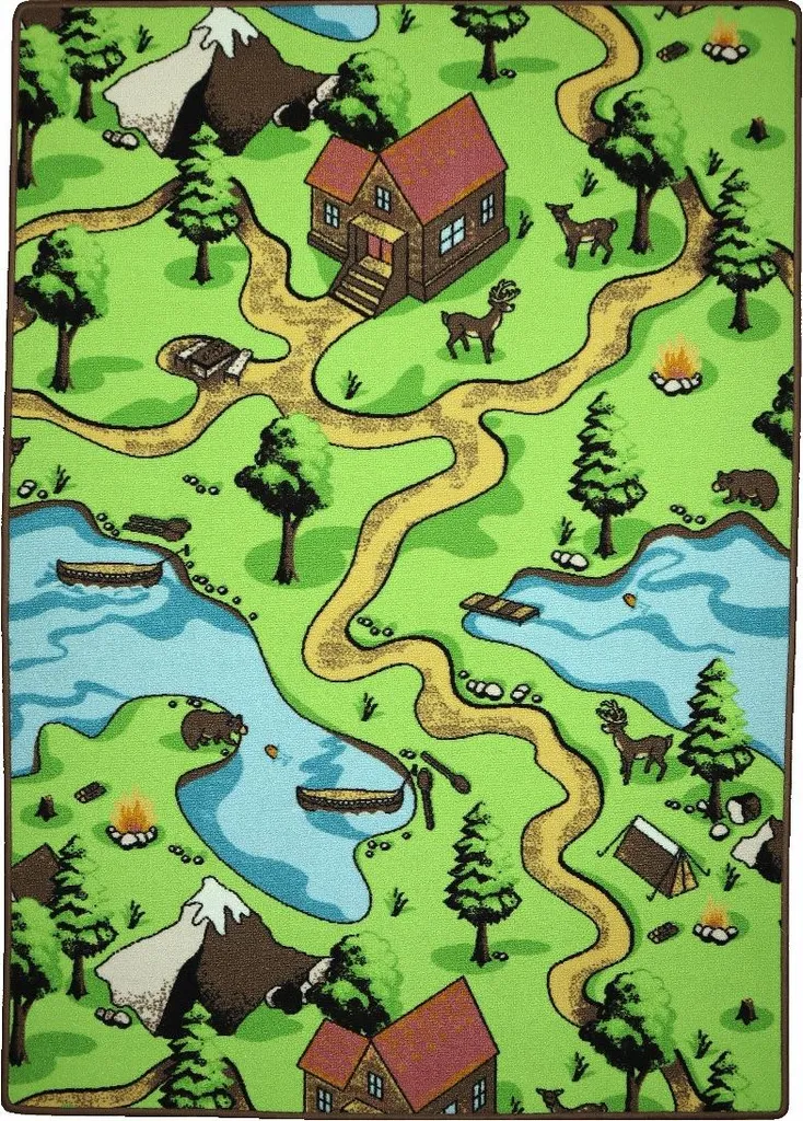 Tapis enfant Alaska 5229 ultra doux 200x200 cm : confort et sécurité
