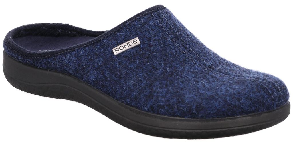 Rohde Damen Pantoffel Hausschuh Schurwolle Harris Tweed Produktbild 