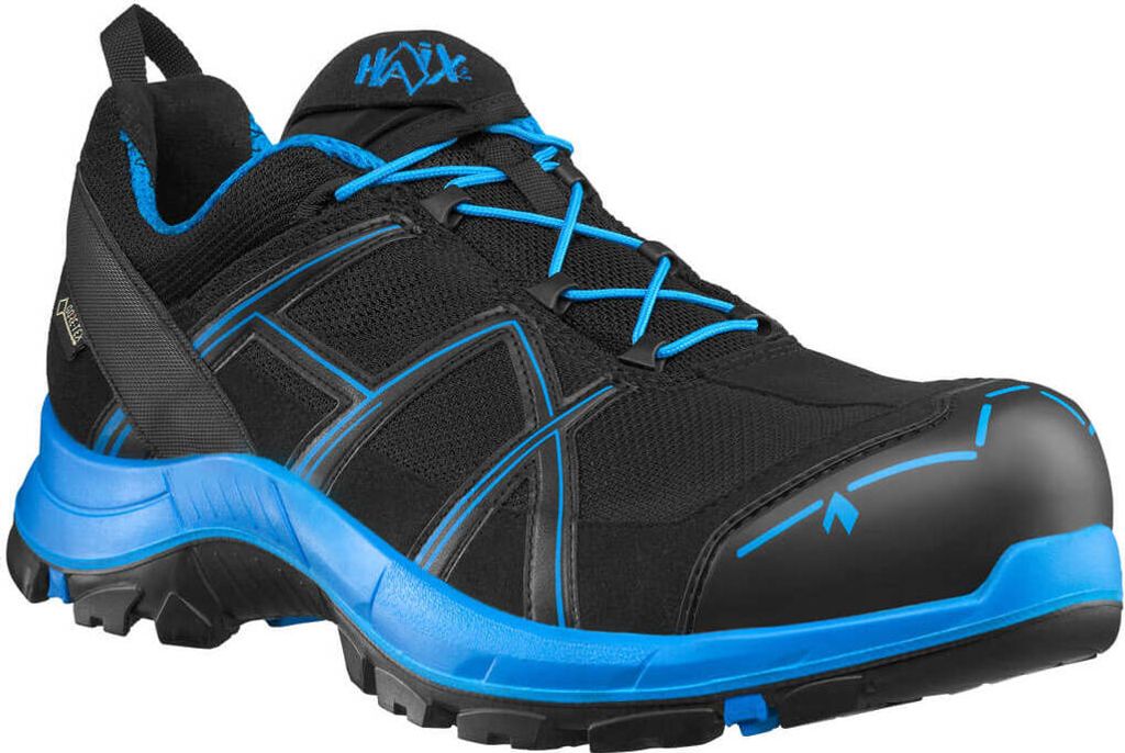 HAIX Sicherheitshalbschuh Black Eagle Safety 40.1 low 610001 S3 ESD SRC DGUV Gr. 48,5 schwarz/blau