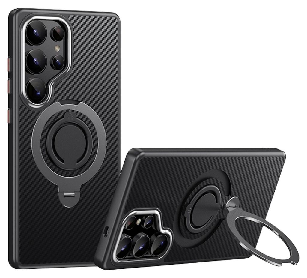 Pour Samsung Galaxy S25 Ultra : coque TPU 360° avec anneau, Image du produit 