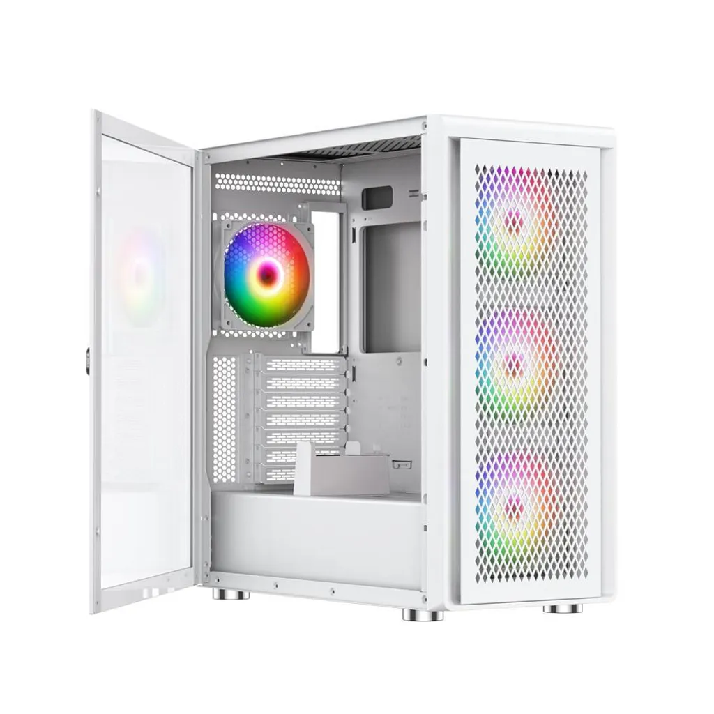 Silentware Air 100 White Boîtier PC Moyen Tour ATX Blanc Mesh