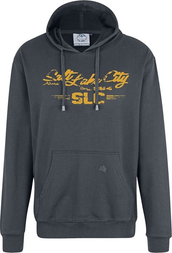 Übergrößen Kapuzen-Sweatshirt AHORN SPORTSWEAR SLC orange Produktbild 