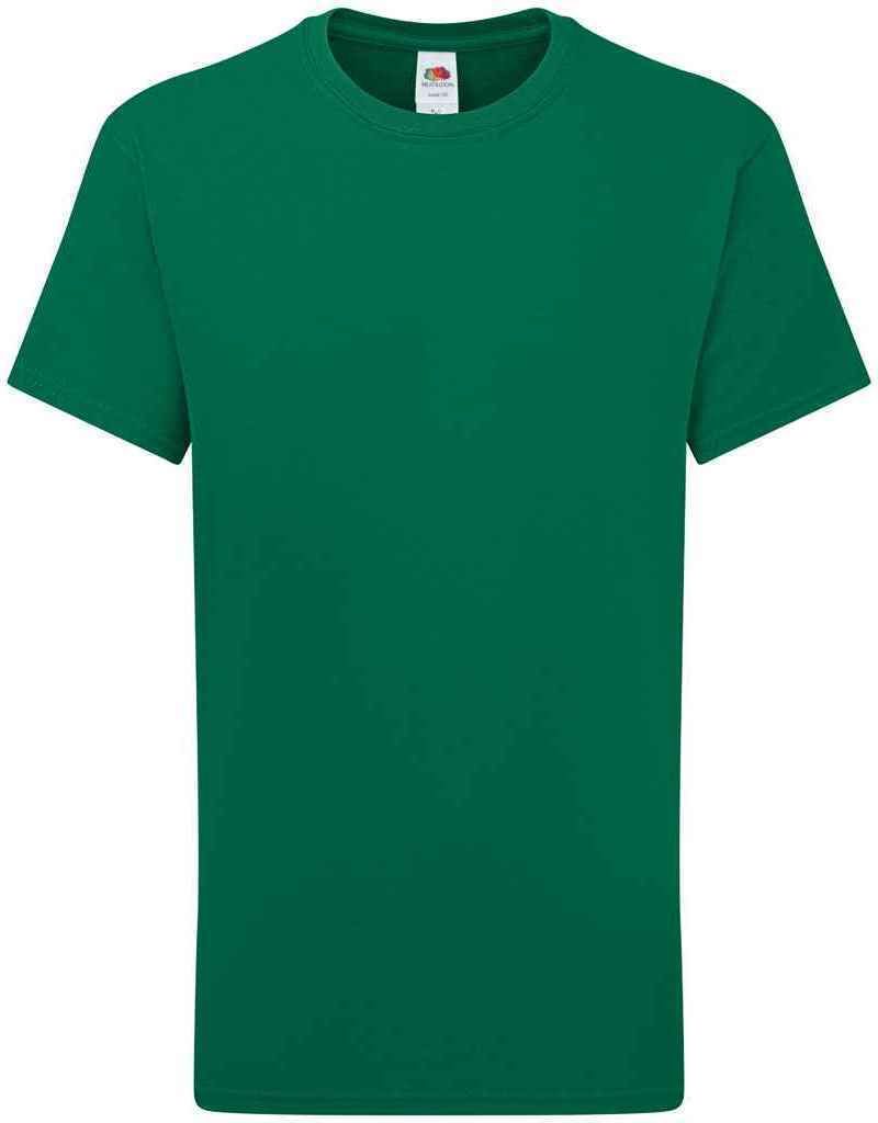 Fruit of the Loom - "Iconic 195" T-Shirt für Kinder RW9617 (128) (College Grün)