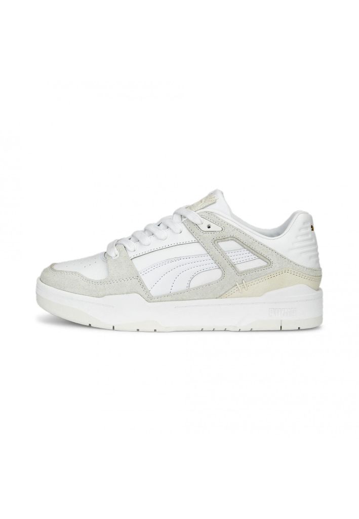 Puma Echt Leder Sneaker Slipstrem Lux Weiß Größe 43 Produktbild 