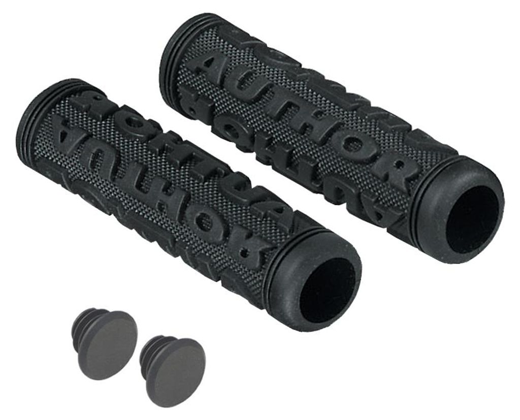 Fahrrad Lenkergriffe Paar AGR R-192 102mm für Drehgriff universal schwarz