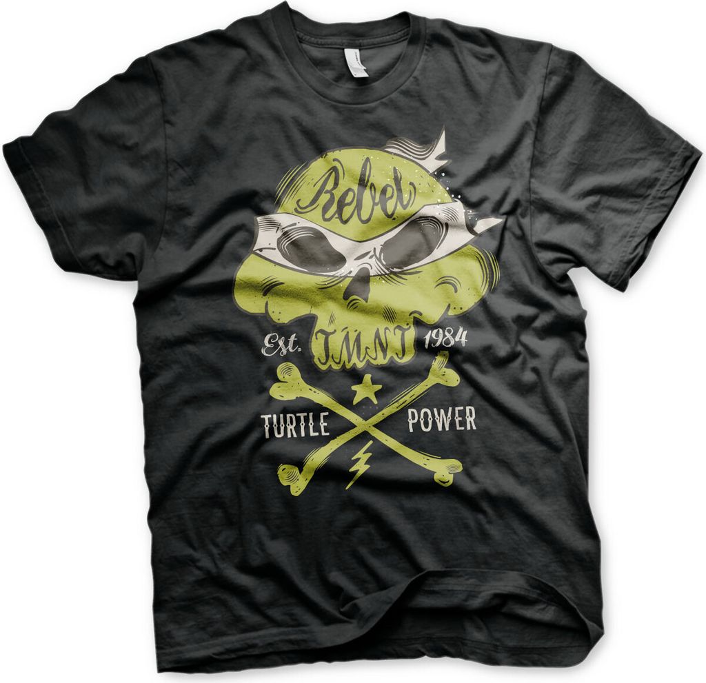 TMNT - Rebel Turtle Power T-Shirt - Large - Black