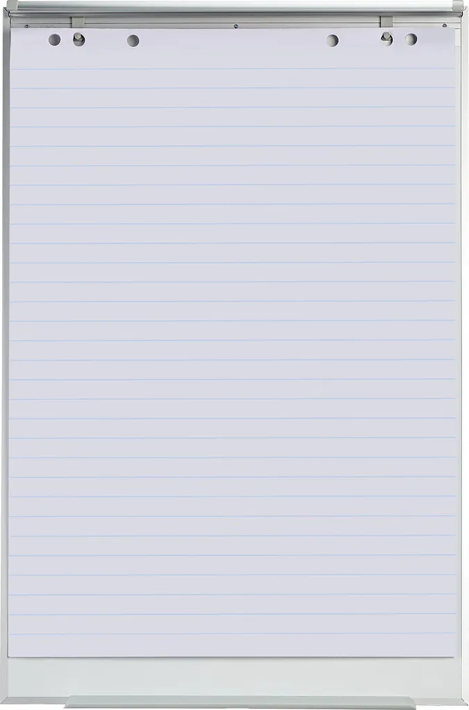 Papier pour Flipchart 50 Feuilles avec Perforation Standard 80x58 cm - 9