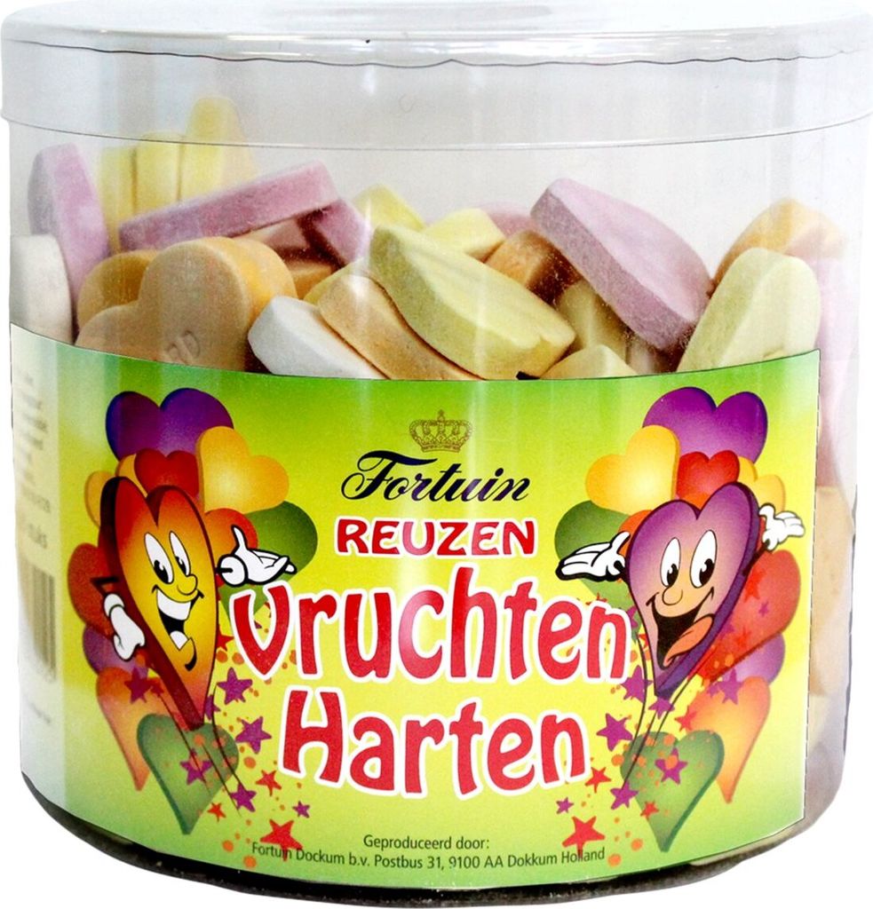Fortune Giant fruit hearts 120 pieces