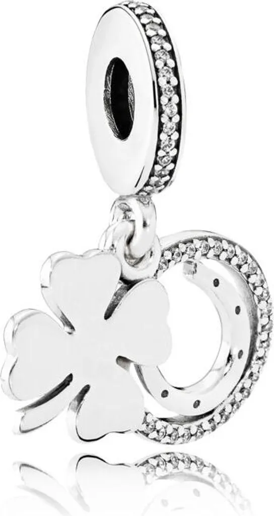 Charm Trèfle Pandora Argent 792089CZ : Un Bijou Durable qui ne Noircit Pas