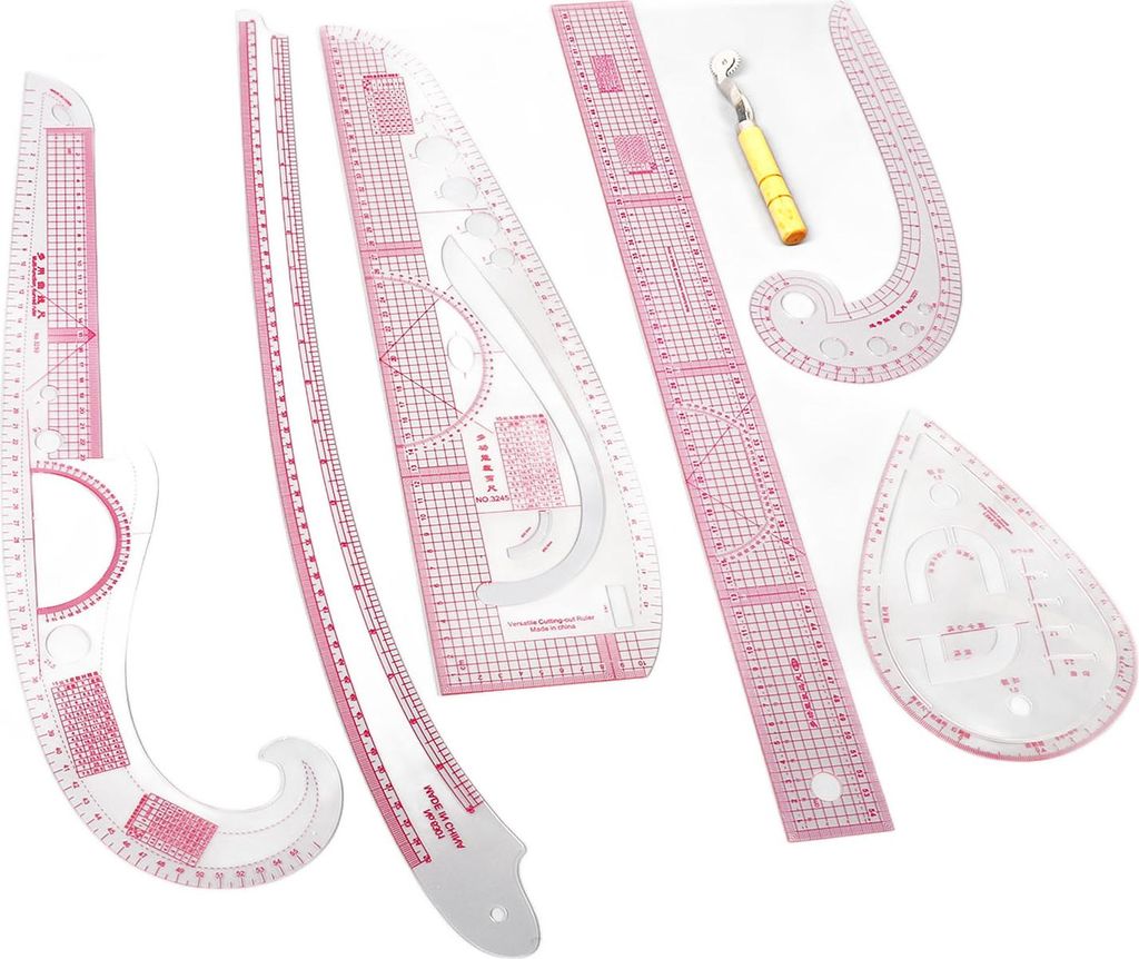 7pcs French Curve Ruler Set High Accuracy Complete Tools Obrázek produktu 