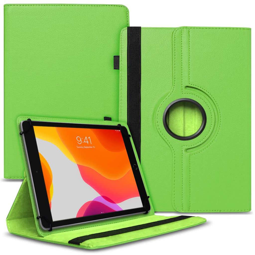Tablet Hülle für Pritom M10 10,1 Zoll Tasche Schutzhülle Case Cover 360 DrehbarFarben:Grün