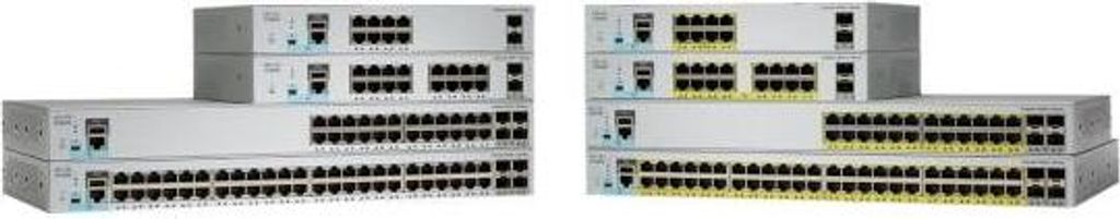 Cisco Catalyst WS-C2960L-SM-24TQ, Managed, L2, Gigabit Ethernet (10/100/1000), Rack-Einbau, 1U