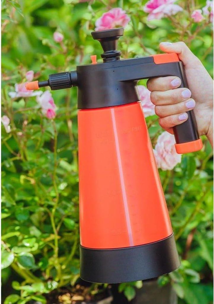 Super 34700 Sprühgerät 360 Grad Drucksprüher für den Garten - Orange - 10 Liter