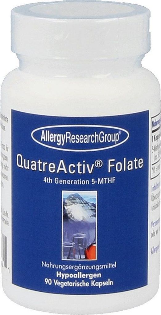 Allergy Research Group QuatreActiv Folate – 90 veg. Kapseln Produktbild 