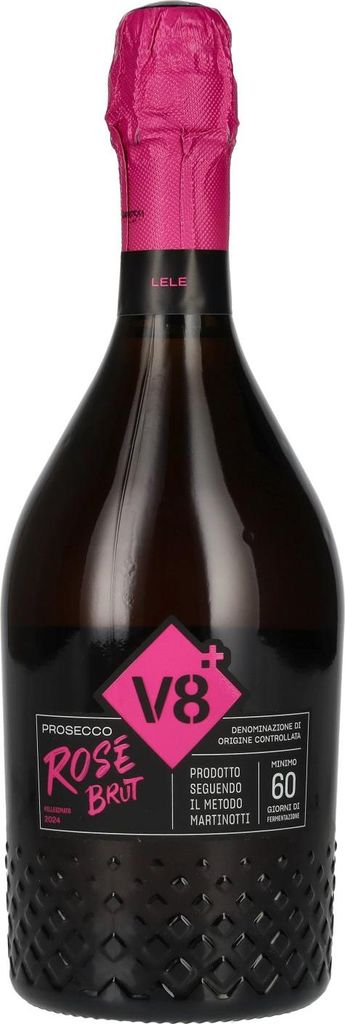 V8+ LELE Prosecco Rosé Brut Millesimato DOC 2024 11% Vol. Produktbild 