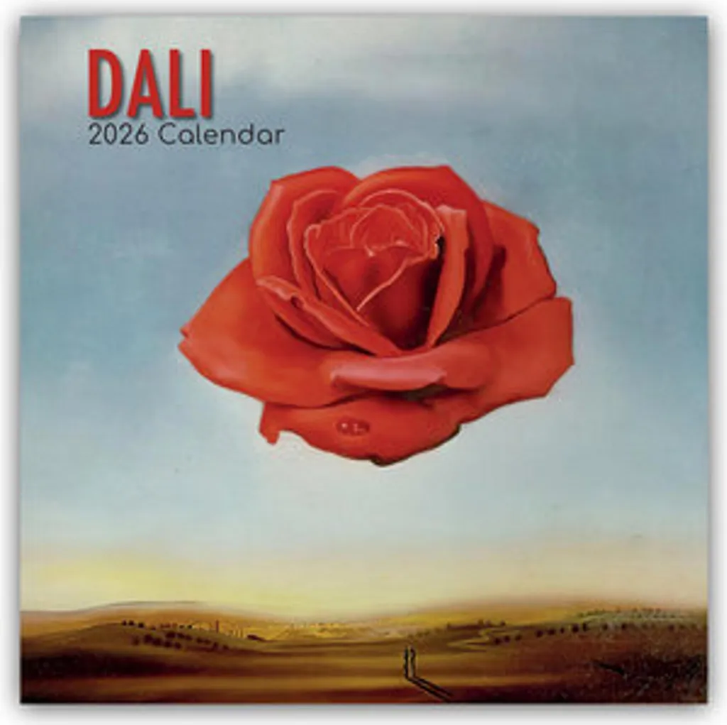Dali 2026 Calendrier 16 mois - Salvador Dali officiel mural 30x30
