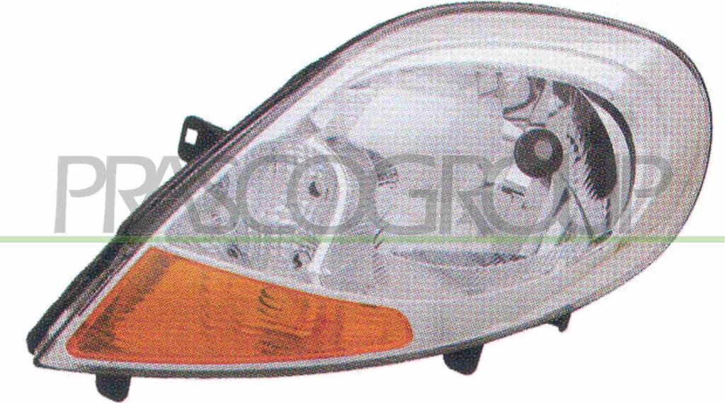PRASCO Scheinwerfer Hauptscheinwerfer für OPEL Vivaro A Kastenwagen (X83) OP9344804