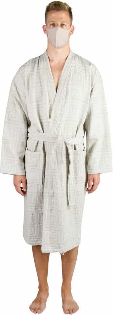 Zoeppritz Basis Sunny Leg white bathrobe 000 100% Baumwolle L/XL 300330 white L/XL (300330 | 4051244534277)